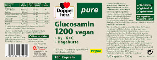 Glucosamin 1200 vegan Kapseln 180 St Doppelherz