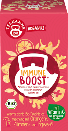 Kräutertee Immune Boost Teekanne