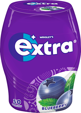 Kaugummi, Extra Blueberry, zuckerfrei EXTRA