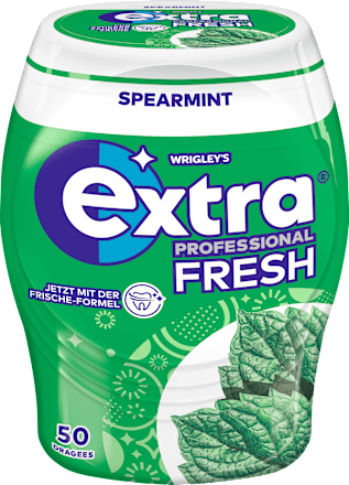 Kaugummi, Professional Fresh, Spearmint, zuckerfrei EXTRA