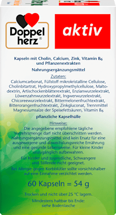 Kapseln Bitter Plus  Doppelherz