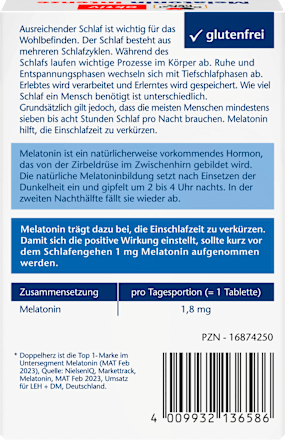 Tabletten Melatonin Schneller Einschlafen Intense Doppelherz