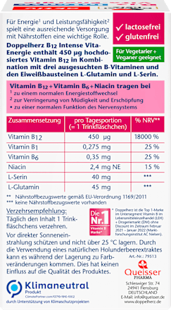 B12 Intense Vita-Energie Trinkfläschchen Doppelherz