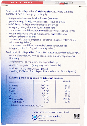 Suplement diety Na skurcze, kapsułki Doppelherz