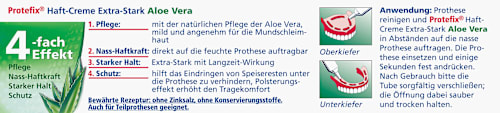 Haftcreme mit Aloe Vera Extra Stark Protefix