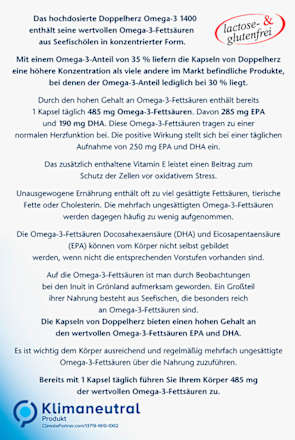 aktiv Omega-3 1400 Kapseln Doppelherz