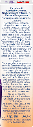 Meno Rotklee + Nachtkerzenöl + Biotin Kapseln 30 St. Doppelherz