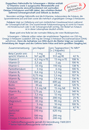 Nährstoffe für Schwangere + Mütter, Kapseln 30 St. Doppelherz