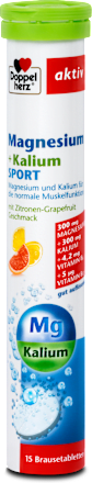 aktiv Magnesium + Kalium Sport Brausetabletten Doppelherz