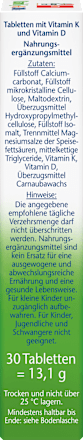 Vitamin K2 + D3 2000 I.E. Tabletten 30 St Doppelherz