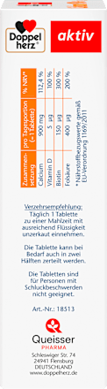 Calcium 900 + D3 Tabletten 80 St Doppelherz