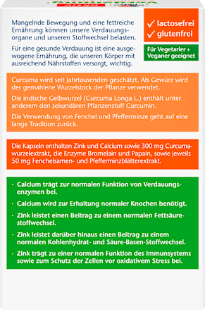Verdauung Curcuma + Enzyme Kapseln Doppelherz