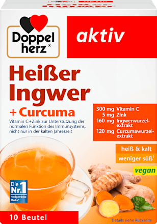 aktiv Heißer Ingwer + Curcuma Doppelherz