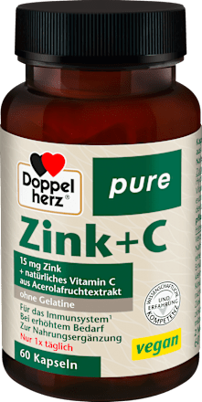 pure Zink + C Kapseln Doppelherz