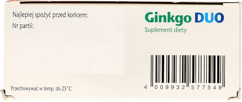Suplement diety Ginkgo Duo, kapsułki Doppelherz
