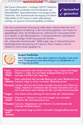 Frauen Mineralien + Kollagen Doppelherz