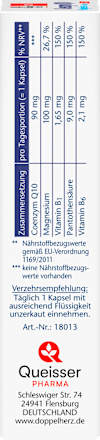 aktiv Coenzym Q10 + Magnesium Extra Kapseln Doppelherz