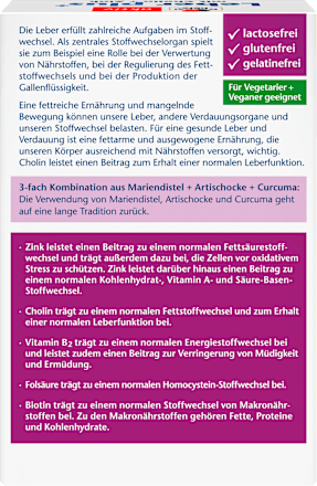 Leber plus Kapseln 80 St Doppelherz