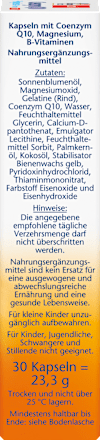 aktiv Coenzym Q10 + Magnesium Extra Kapseln Doppelherz