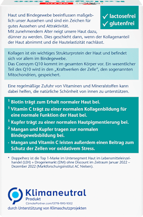 aktiv Kollagen 1000 + Biotin + Q10 Tabletten Doppelherz
