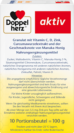 aktiv Heißer Curcuma + Manuka-Honig Doppelherz