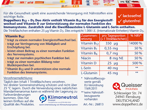 B12 + D3 Duo Aktiv Doppelherz