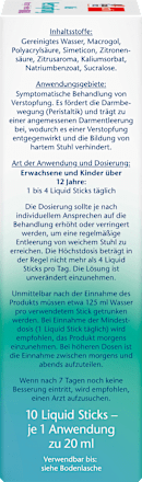Liquid Sticks bei Verstopfung 10 St Doppelherz