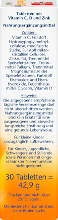Vitamin C + D3 + Zink 1000 Doppelherz