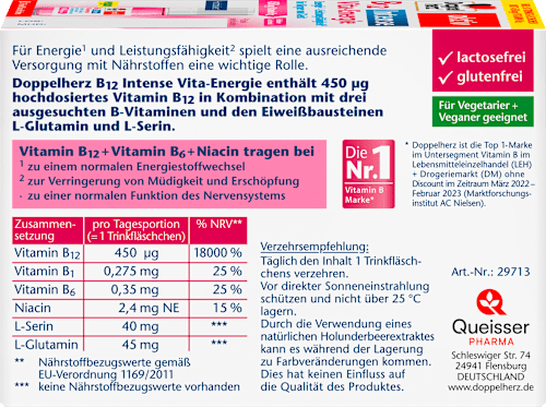B12 Vita-Energie flüssig 8 St Doppelherz
