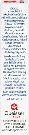 Tabletten Melatonin Schneller Einschlafen Intense Doppelherz