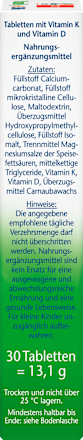 Vitamin K2 + D3 2500 I.E. Tabletten 30 St Doppelherz