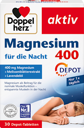 aktiv Magnesium 400 Tabletten für die Nacht Doppelherz