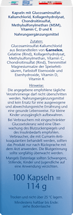 Glucosamin 1550 Kapseln  100 St Doppelherz