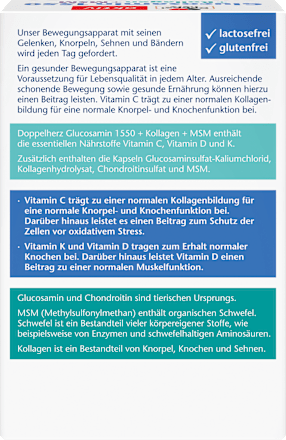 Glucosamin 1550 Kapseln  100 St Doppelherz