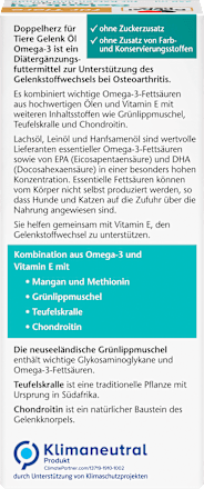 Nahrungsergänzung Katze & Hund, Gelenk Öl  Doppelherz