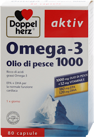 Omega-3 olio di pesce 1000 aktiv Doppelherz