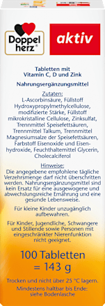 Vitamin C 1000 + D3 + Zink 100 St Doppelherz