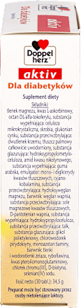 Suplement diety dla diabetyków, tabletki Doppelherz