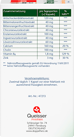 Kapseln Bitter Plus  Doppelherz