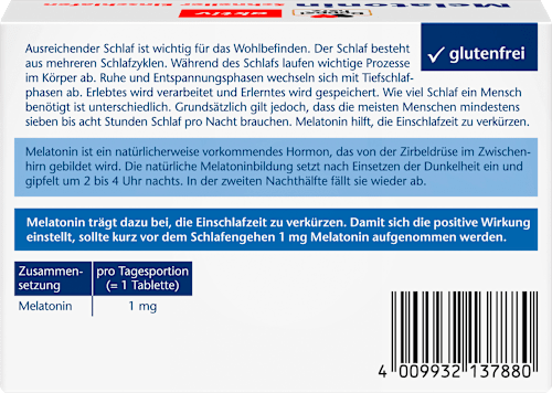 Melatonin Tabletten 120 St Doppelherz