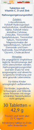 Vitamin C + D3 + Zink 1000 Doppelherz
