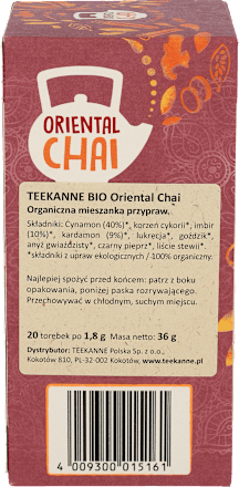Oriental Chai čaj, 20 vrećica TEEKANNE
