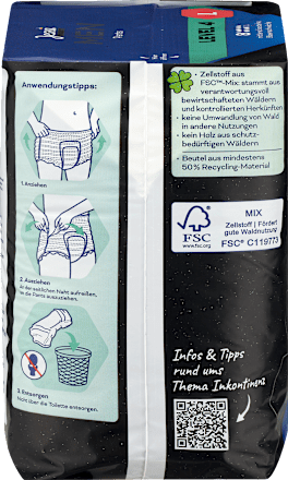 Hlačke za moške, velikost L, 4. stopnja, za srednjo do močno inkontinenco Jessa DISKRET