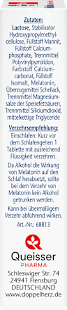 aktiv Melatonin Schneller Einschlafen Mini-Tabletten Doppelherz
