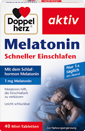 aktiv Melatonin Schneller Einschlafen Mini-Tabletten Doppelherz
