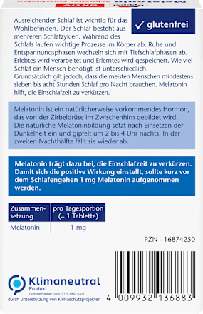 aktiv Melatonin Schneller Einschlafen Mini-Tabletten Doppelherz