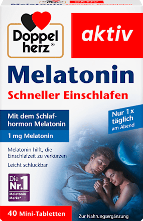 aktiv Melatonin Schneller Einschlafen Mini-Tabletten Doppelherz