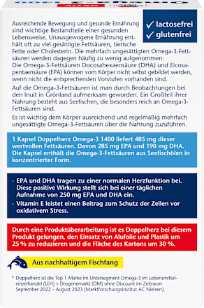 Omega-3 1400 Kapseln Doppelherz