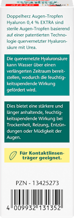aktiv Augentropfen Hyaluron 0,4 % Doppelherz