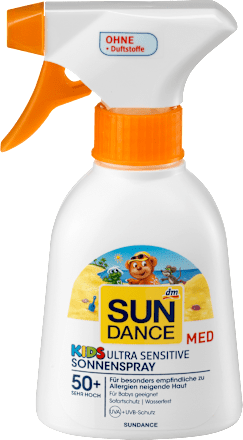 Med Kids Ultra Sensitive Sonnenspray LSF 50+ SUNDANCE